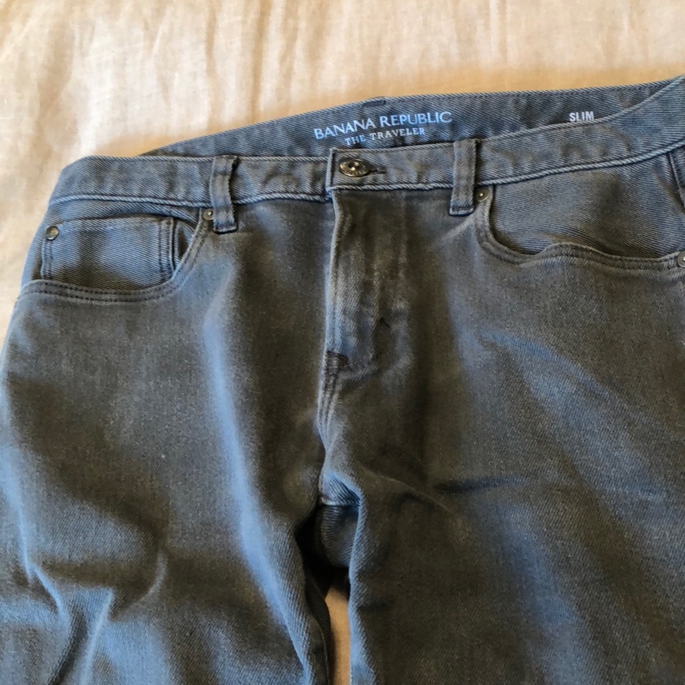 Men’s jeans, Banana , size 31x32 slim, gray